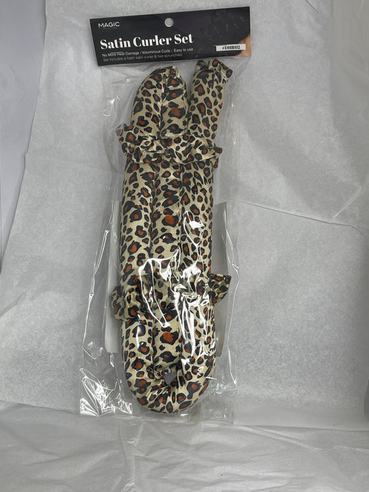 Leopard Satin Curler Set